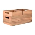 ORGANIZING BOX ALLURE STACKABLE WITH HANDLES 20X17.5CM