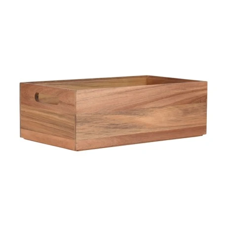 ORGANIZING BOX ALLURE STACKABLE WITH HANDLES 35X20CM