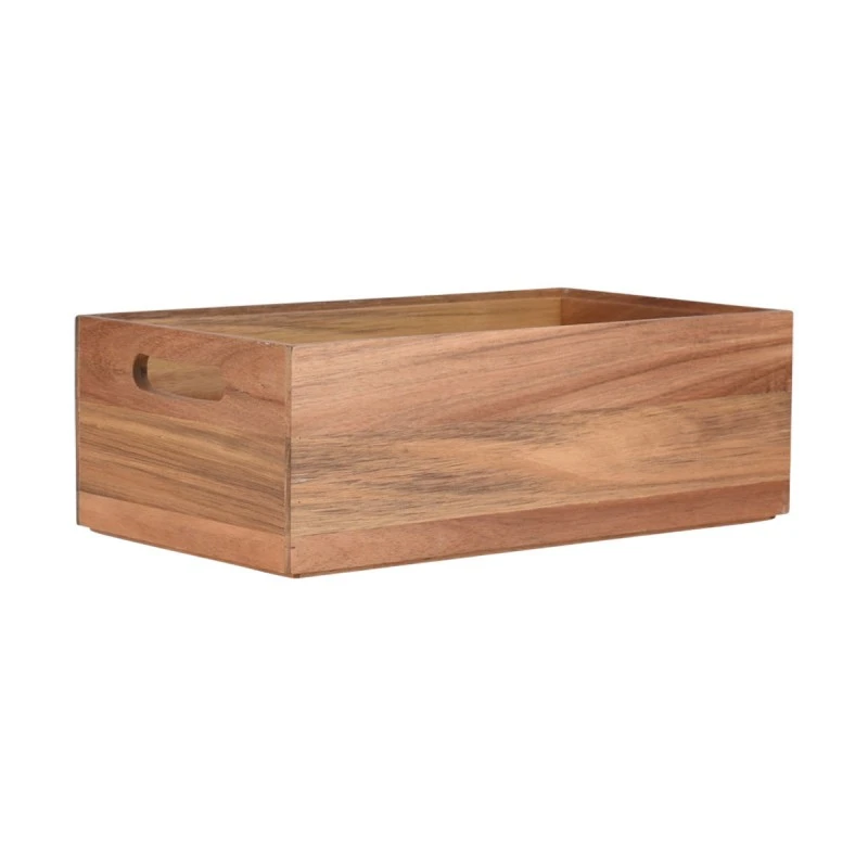 ORGANIZING BOX ALLURE STACKABLE WITH HANDLES 35X20CM