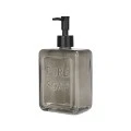 SOAP DISPENSER PURE SOAP GLASS 520ML GREY