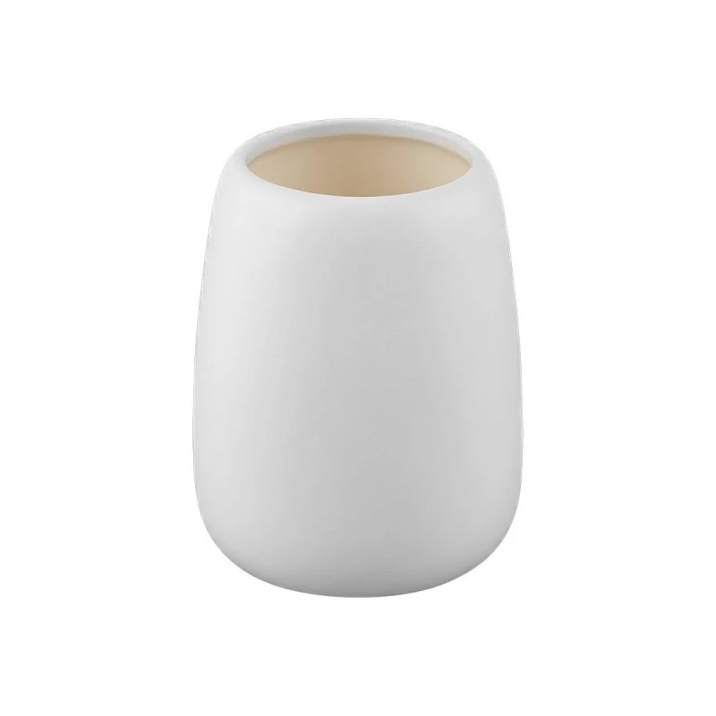 TOOTHBRUSH HOLDER FJORD SOFT CERAMIC WHITE