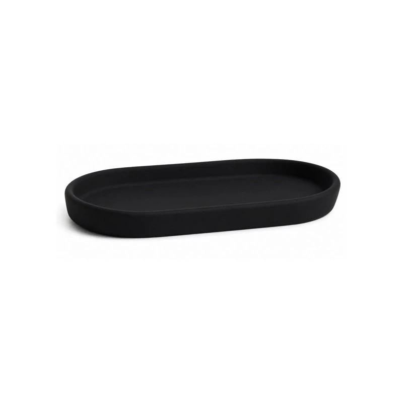 BATHROOM PLATE TONE LAB CERAMIC BLACK