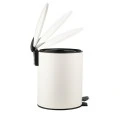 BATHROOM BIN CLASSIC SOFT CLOSE 5lt MATTE WHITE