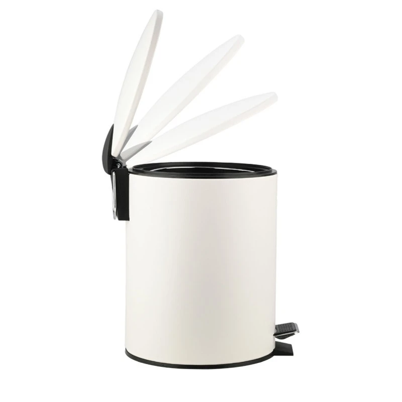 BATHROOM BIN CLASSIC SOFT CLOSE 5lt MATTE WHITE