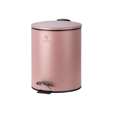 BATHROOM BIN CLASSIC SOFT CLOSE 5lt MATTE PUCE