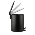 BATHROOM BIN CLASSIC SOFT CLOSE 5lt MATTE BLACK