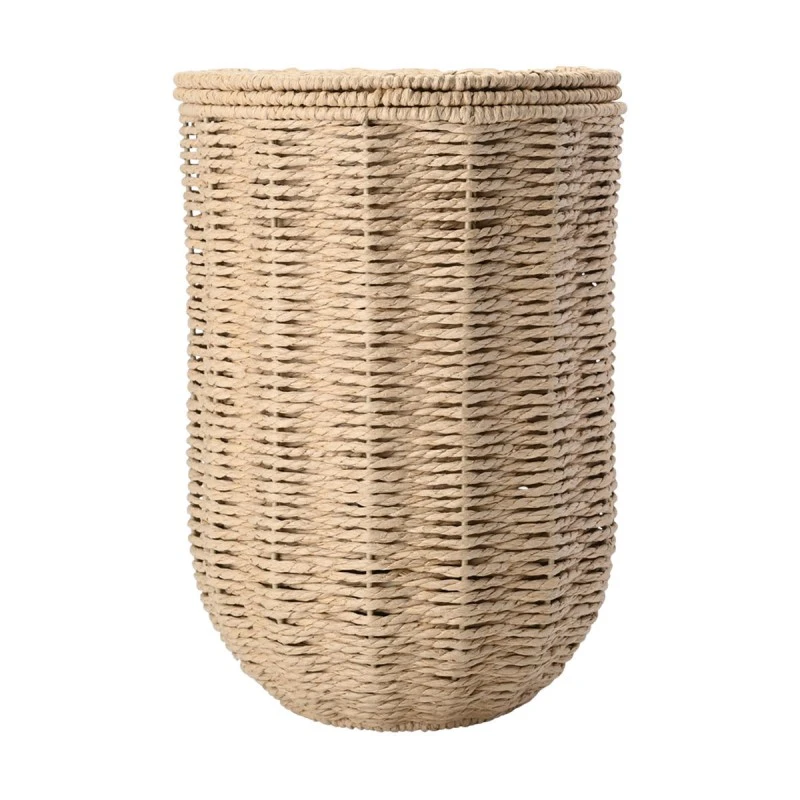 BATHROOM BIN BOTANICA WITH LID 12lt  HANDMADE