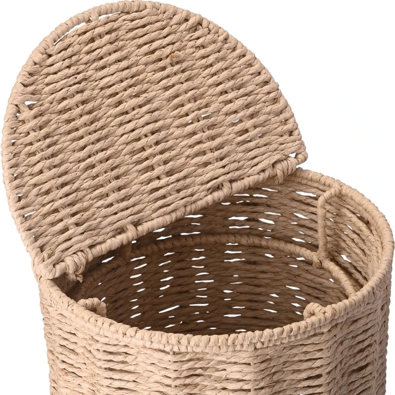 BATHROOM BIN BOTANICA WITH LID 12lt  HANDMADE