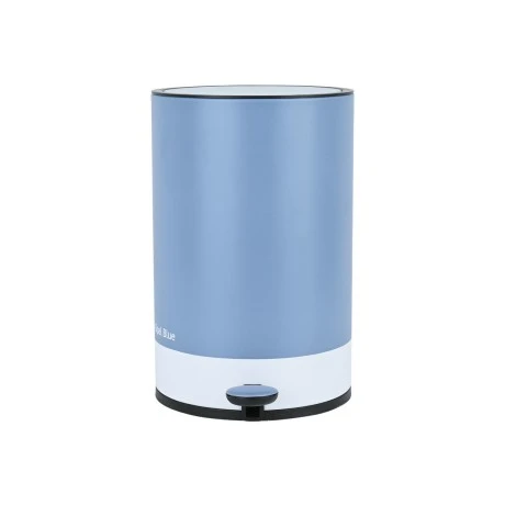BATHROOM BIN TONE LAB SOFT CLOSE 6lt OPAL BLUE