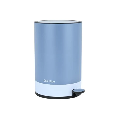BATHROOM BIN TONE LAB SOFT CLOSE 6lt OPAL BLUE