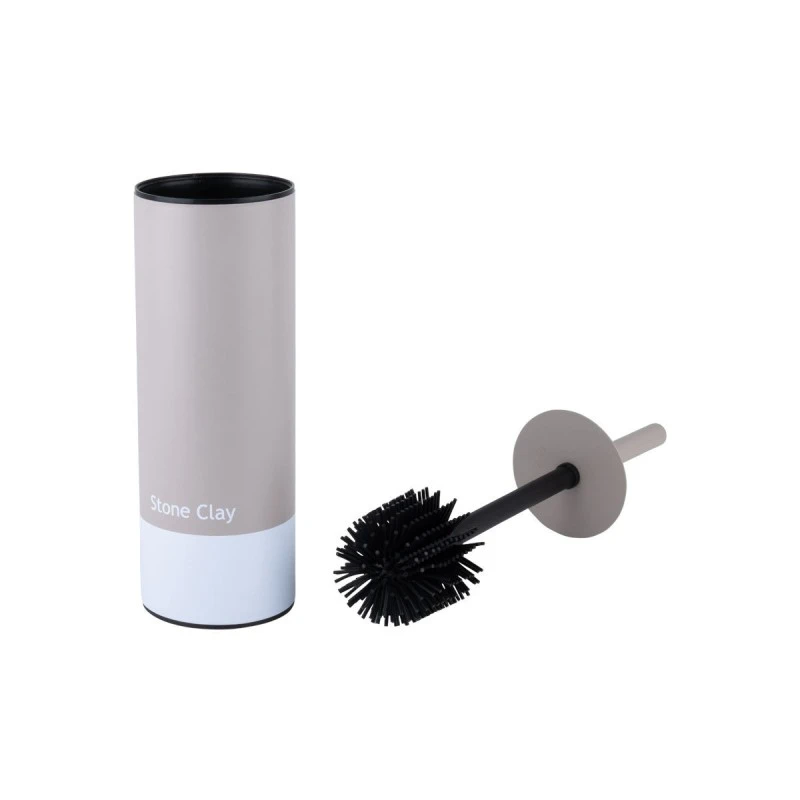 TOILET BRUSH TONE LAB METALLIC STONE CLAY