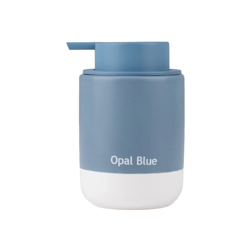 SOAP DISPENSER TONE LAB CERAMIC OPAL BLUE
