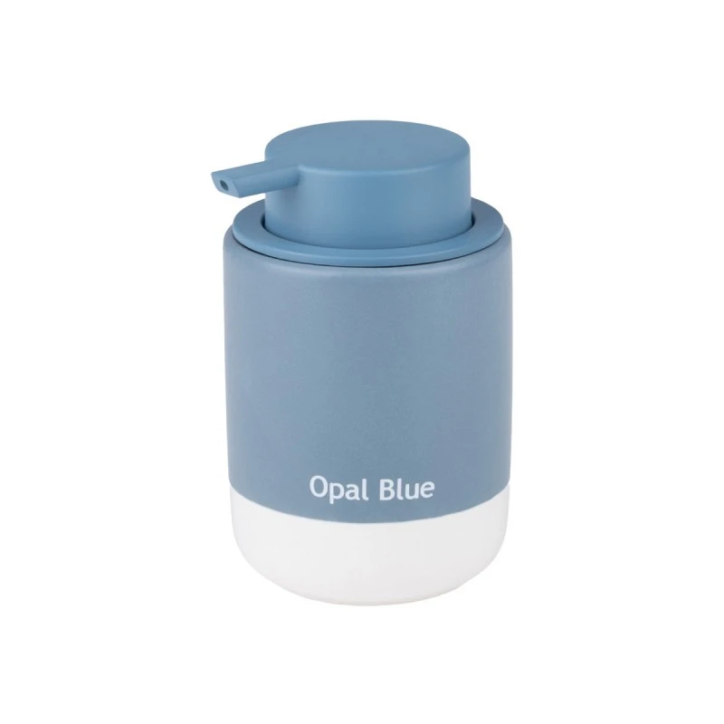 SOAP DISPENSER TONE LAB CERAMIC OPAL BLUE