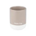 TOOTHBRUSH HOLDER TONE LAB CERAMIC STONE CLAY