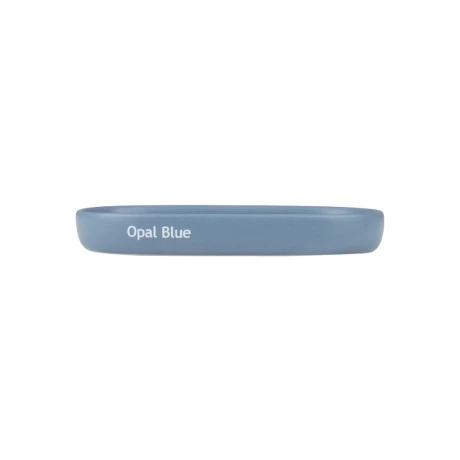 BATHROOM PLATE TONE LAB CERAMIC OPAL BLUE