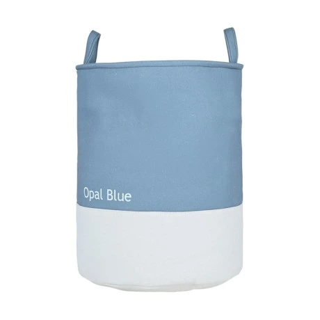 LAUNDRY BASKET TONE LAB WITH HANDLES 35x35x50cm OPAL BLUE