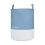 LAUNDRY BASKET TONE LAB WITH HANDLES 35x35x50cm OPAL BLUE