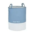 LAUNDRY BASKET TONE LAB WITH HANDLES 35x35x50cm OPAL BLUE