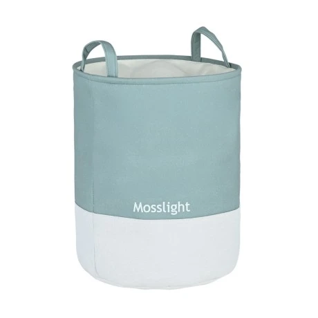 LAUNDRY BASKET TONE LAB WITH HANDLES 35x35x50cm OPAL BLUE