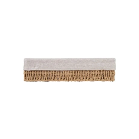 BOTANICA STORAGE &amp; ORGANISER BASKET 32x10x8cm WITH INTERNAL CLOATHING