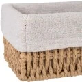 BOTANICA STORAGE &amp; ORGANISER BASKET 32x10x8cm WITH INTERNAL CLOATHING