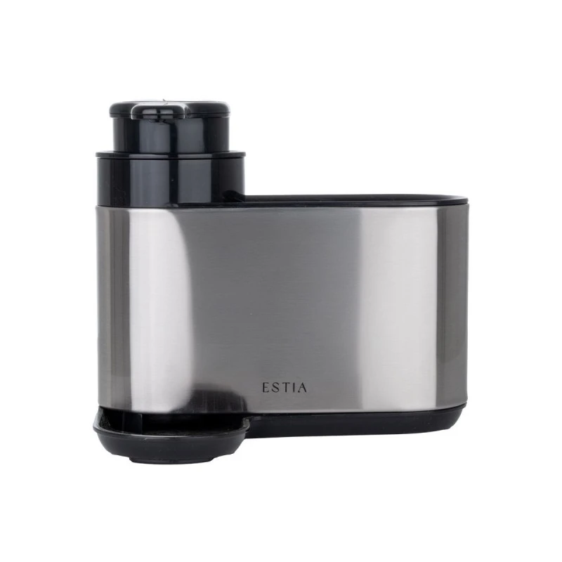 STAINLESS STEEL DISH SOAP DISPENSER INOXA WITH SPONGE HOLDER INOX