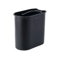 ESTIA ΧΑΡΤΟΔΟΧΕΙΟ ΜΠΑΝΙΟΥ SLIM SOFT CLOSE 5lt ΜΑΤ ΜΑΥΡΟ