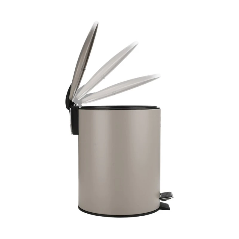 BATHROOM BIN CLASSIC 5lt SOFT CLOSE MATTE TAUPE