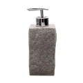 SOAP DISPENSER ROCK POLYRESIN 240ml GREY