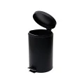 BATHROOM BIN CLASSIC 12lt SOFT CLOSE MATTE BLACK