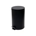 BATHROOM BIN CLASSIC 12lt SOFT CLOSE MATTE BLACK