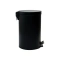 BATHROOM BIN CLASSIC 12lt SOFT CLOSE MATTE BLACK