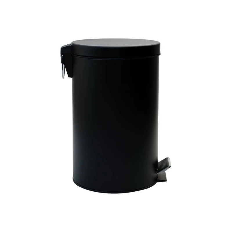 BATHROOM BIN CLASSIC 12lt SOFT CLOSE MATTE BLACK