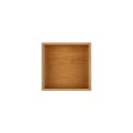 DRAWER ORGANIΖER BOX BAMBOO ESSENTIALS 15x15x7cm