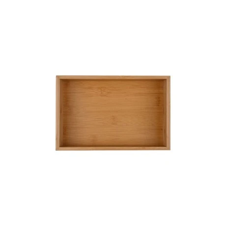 DRAWER ORGANIΖER BOX BAMBOO ESSENTIALS 15X23X7cm