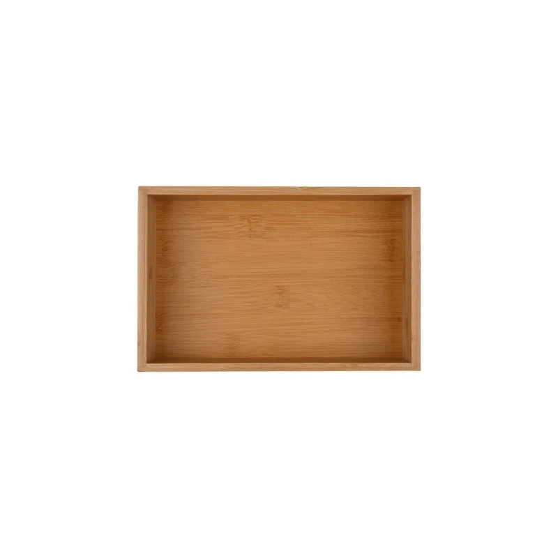 DRAWER ORGANIΖER BOX BAMBOO ESSENTIALS 15X23X7cm