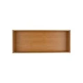 DRAWER ORGANIΖER BOX BAMBOO ESSENTIALS 15x38x7cm