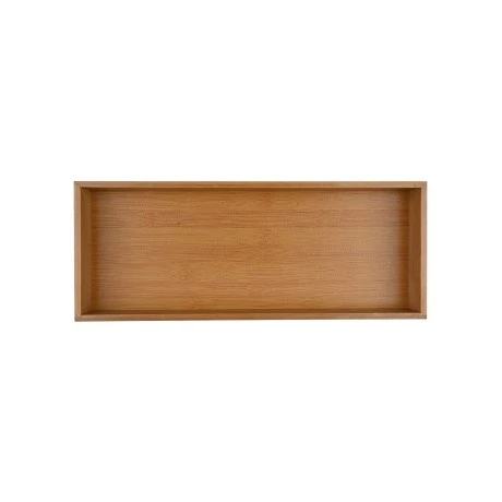 DRAWER ORGANIΖER BOX BAMBOO ESSENTIALS 15x38x7cm