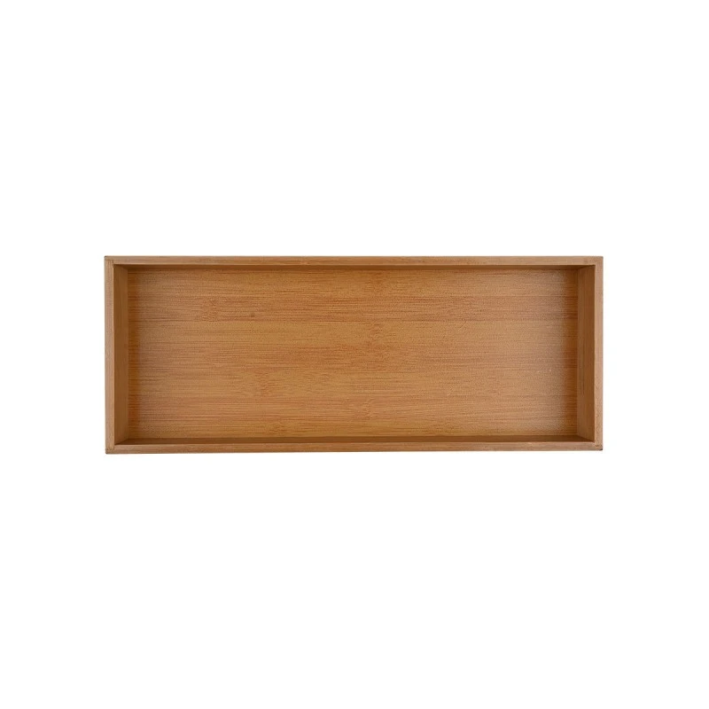 DRAWER ORGANIΖER BOX BAMBOO ESSENTIALS 15x38x7cm