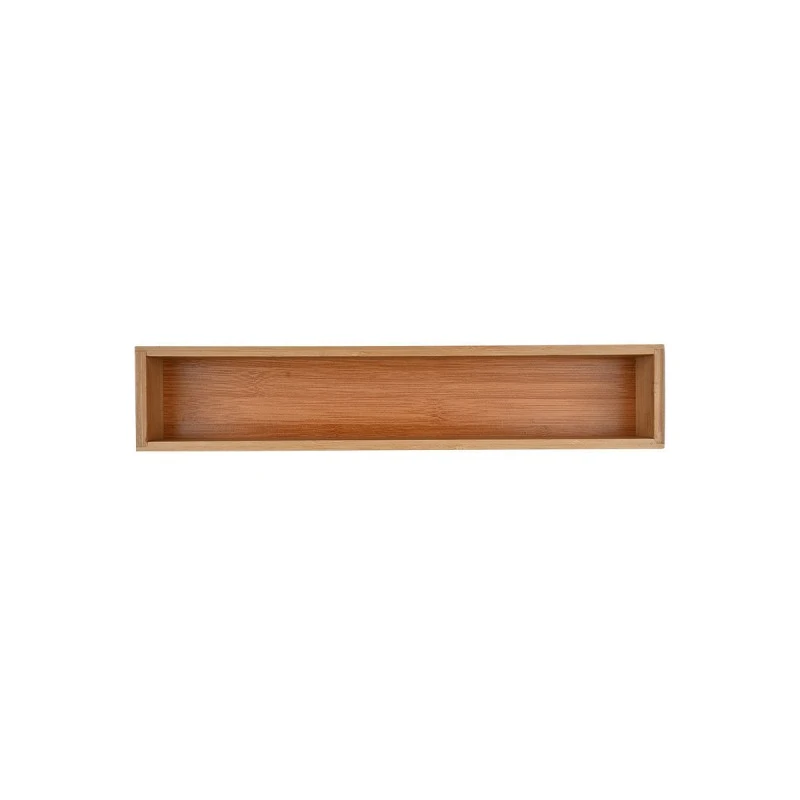DRAWER ORGANIΖER BOX BAMBOO ESSENTIALS 8x38x7cm