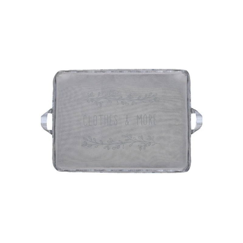 STORAGE CASE NON WOVEN 60x45x35cm WITH WINDOW IVORY