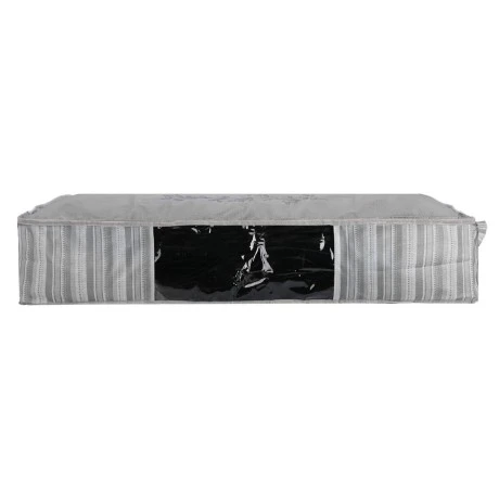 STORAGE CASE NON WOVEN 100x50x20cm WITH WINDOW IVORY