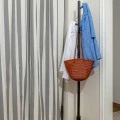 COAT RACK 8 HOOKS WOODEN BLACK