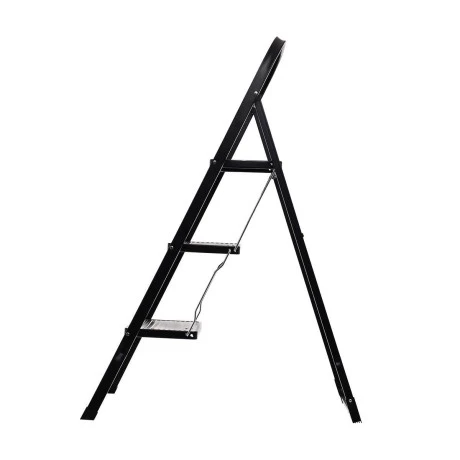 STEP LADDER NEO BLACK WITH 3 STEPS 46x71x105cm