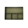 STORAGE BASKET 4 COMPARTMENTS OLIVE SERIES 33x23x6cm OLIVE