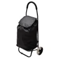 SHOPPING TROLLEY NEO BLACK 46lt BLACK