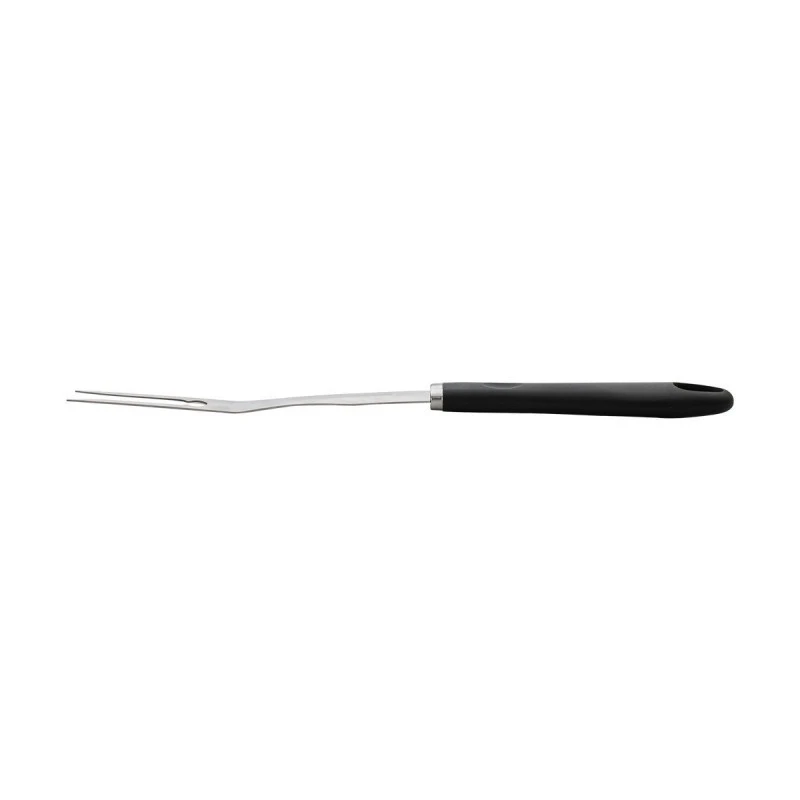BARBEQUE GRILLING FORK STAINLESS STEEL 44cm WITH ERGONOMIC HANDLE