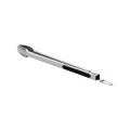 KITCHEN TONGS STAINLESS STEEL 38cm WITH SILICONE HANDLES