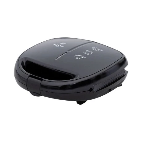 GRILL TOASTER BLACK &amp; INOX 2-SLICE 850w WITH NON-STICK DETACHABLE PLATES