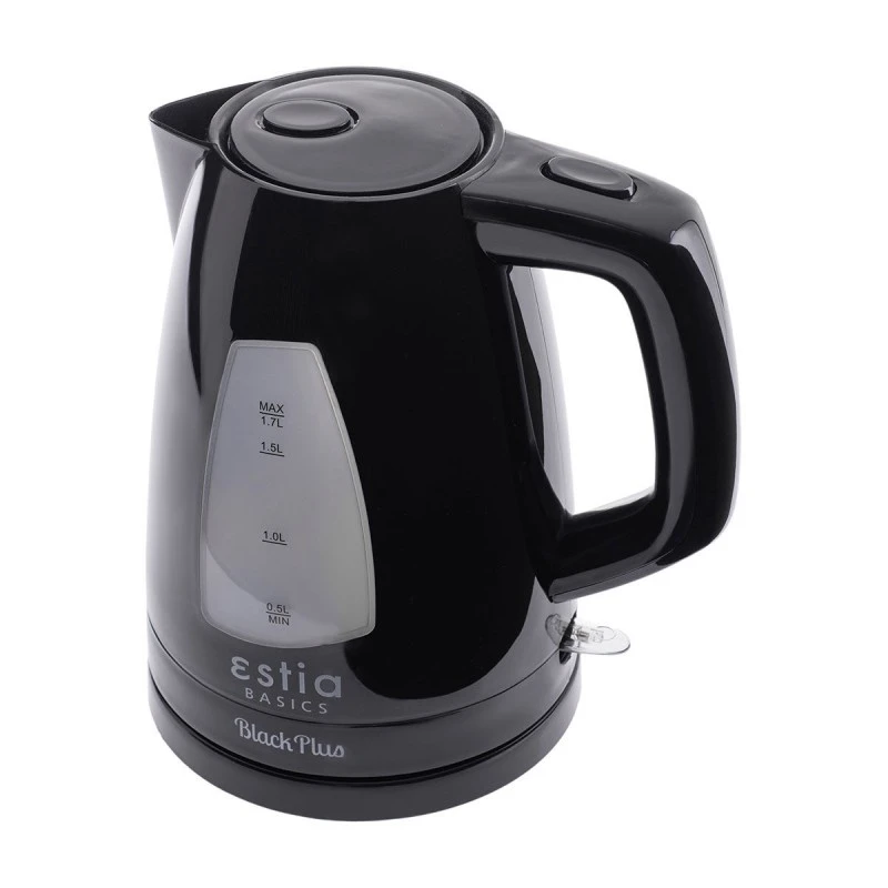 KETTLE BLACK PLUS PLASTIC 2200w 1.7lt BLACK